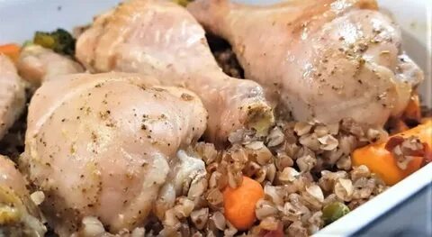 Приготовление курицы с гречкой