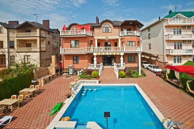 Гостевой дом в Витязево с бассейном 2023. Анапа гостевые дома с бассейном 2024