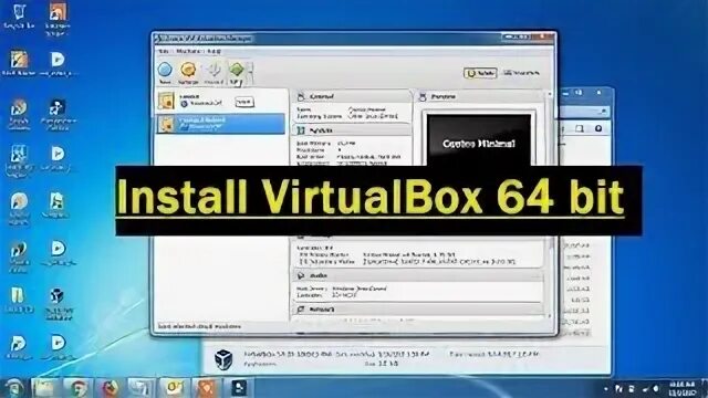 64 бит virtualbox. 64 бит virtualbox