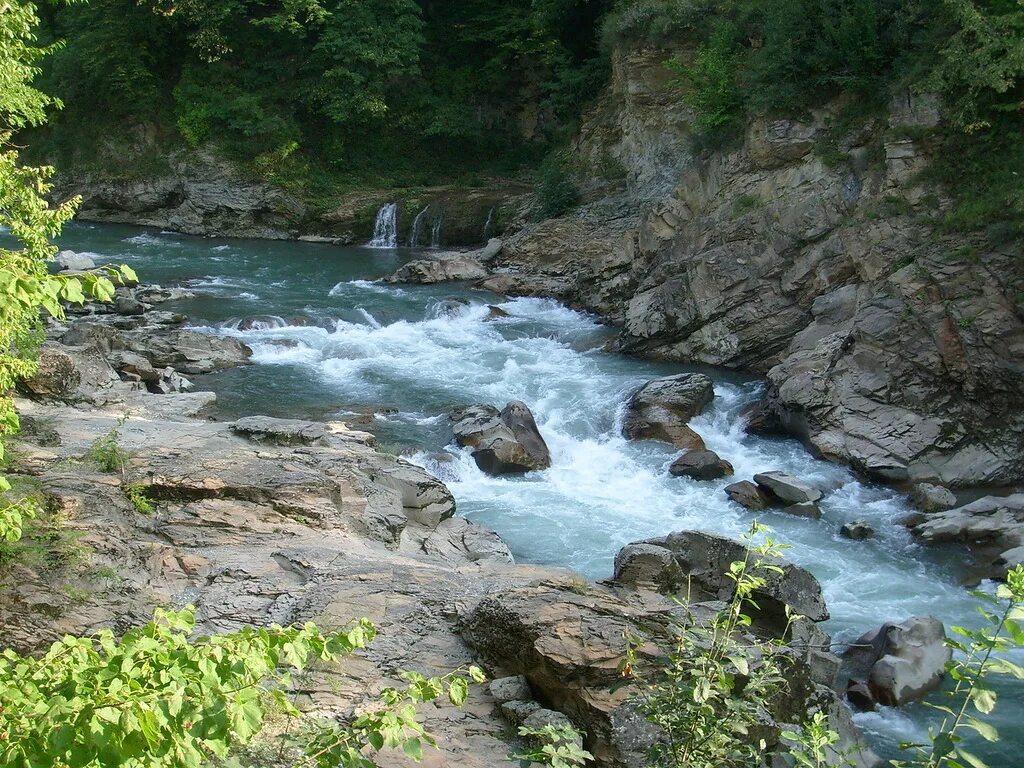 Красноярск краснодарского края. Водопады Руфабго.