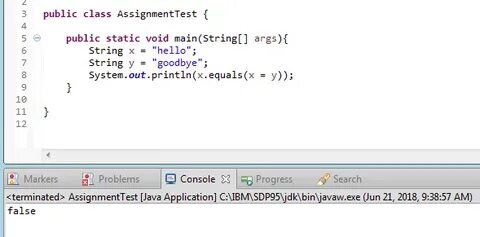 Java string variable