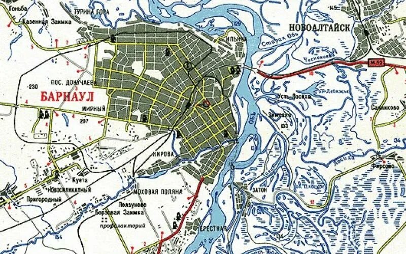 Топографическая карта Барнаула. Г Барнаул на карте. Карта Барнаула с поселками подробная. Город Барнаул на карте Алтайского края.