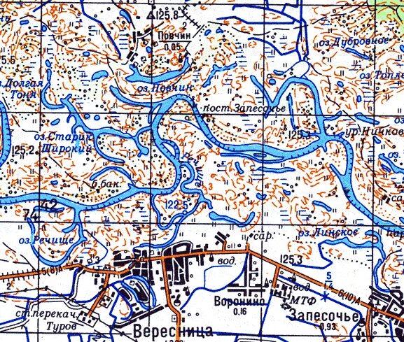 Карта водоемов в житковичи Развитие индустрии туризма Полесского региона