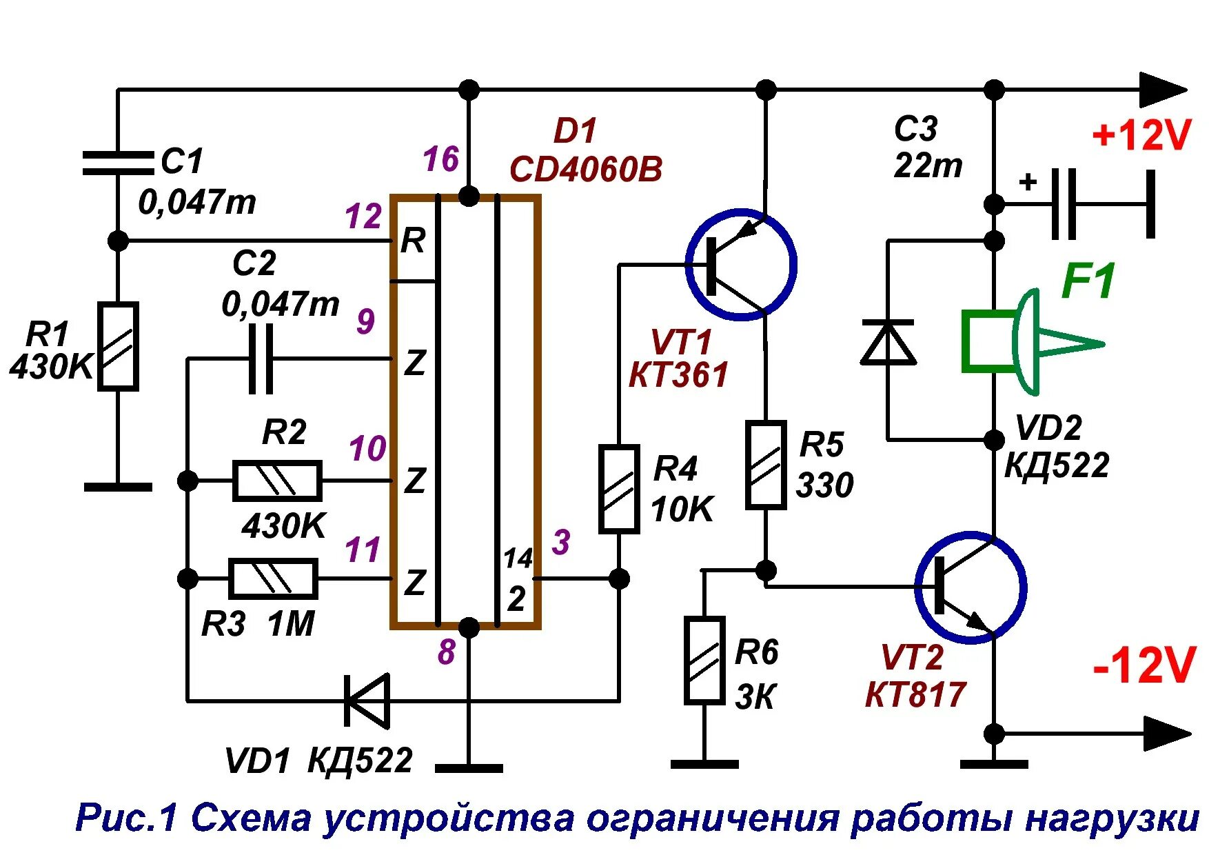 Cd4060. Cd4060 схема. Микросхема cd4060 описание и схема включения. Таймер на cd4060 схема.