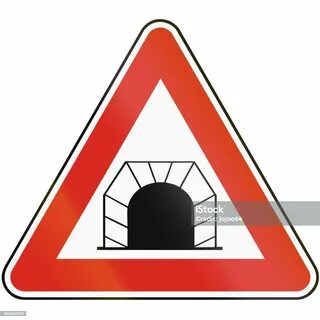 Предупреждающие знаки тоннель