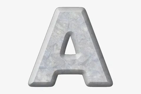 Буквы камушки