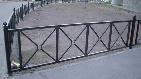 Ограждение металлических площадок