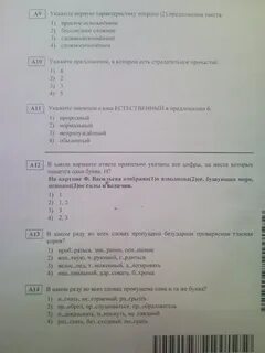 Тест по русскому 11 класс