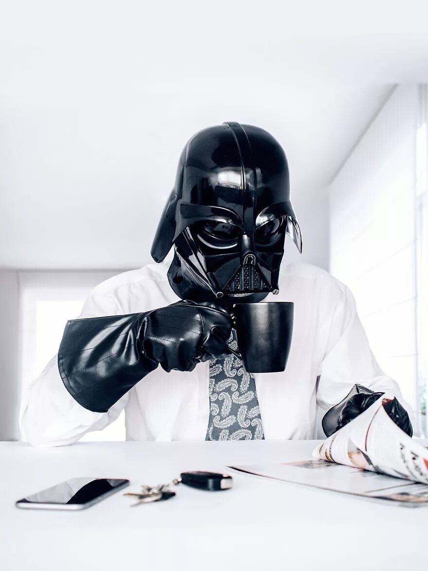 Дарт вейдер человек. Звездные воины доброе утро. кофе vader. дарт вейдер с добрым утром.