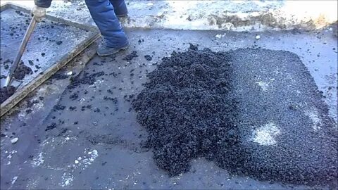Холодный асфальт своими руками