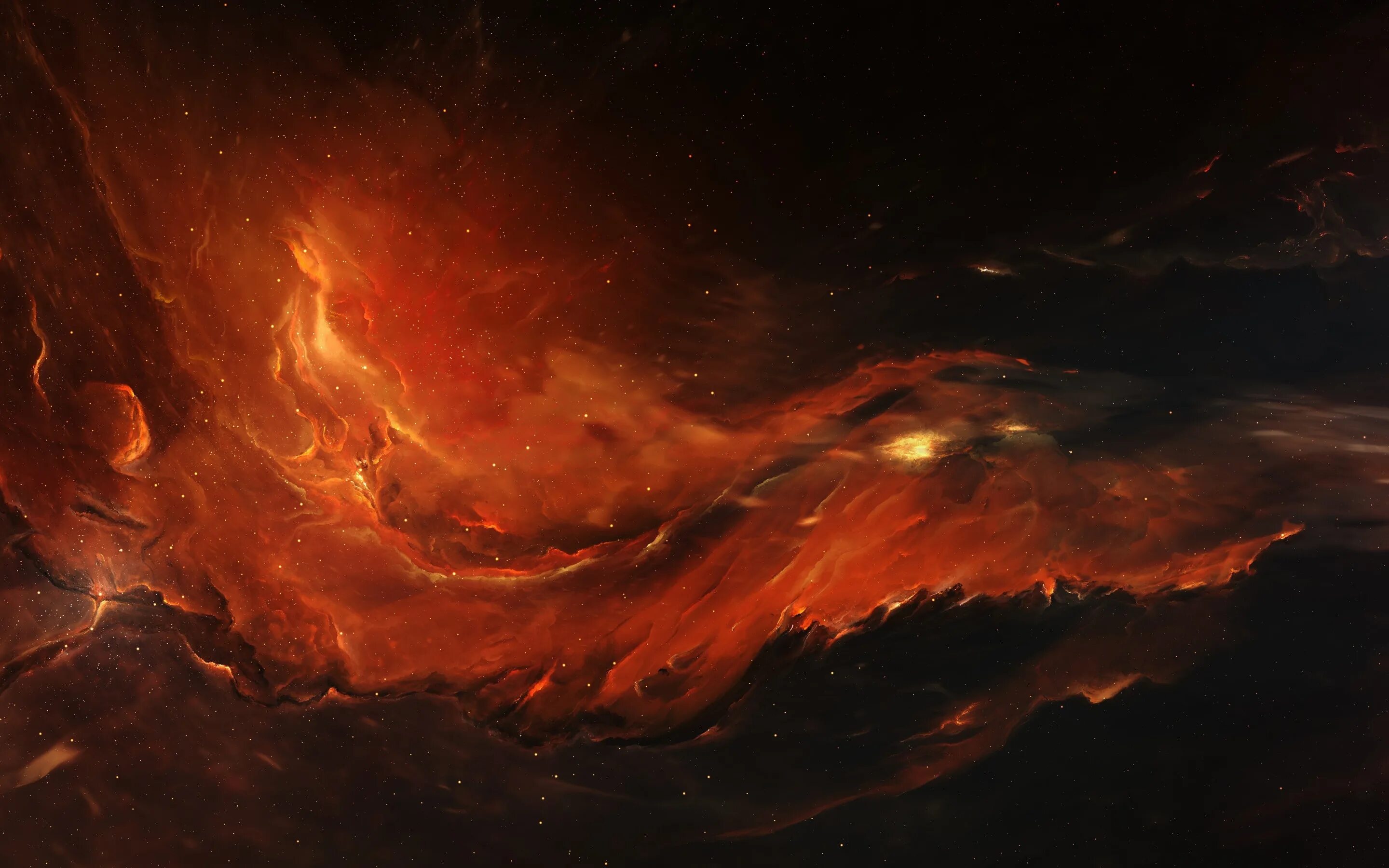 Космический пейзаж. Фантастические пейзажи других планет. Мрачный эмбиент. Фон эмбиент. Эмбиент арт.