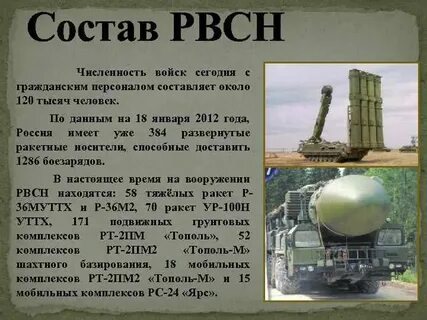 Состав ракетных войск