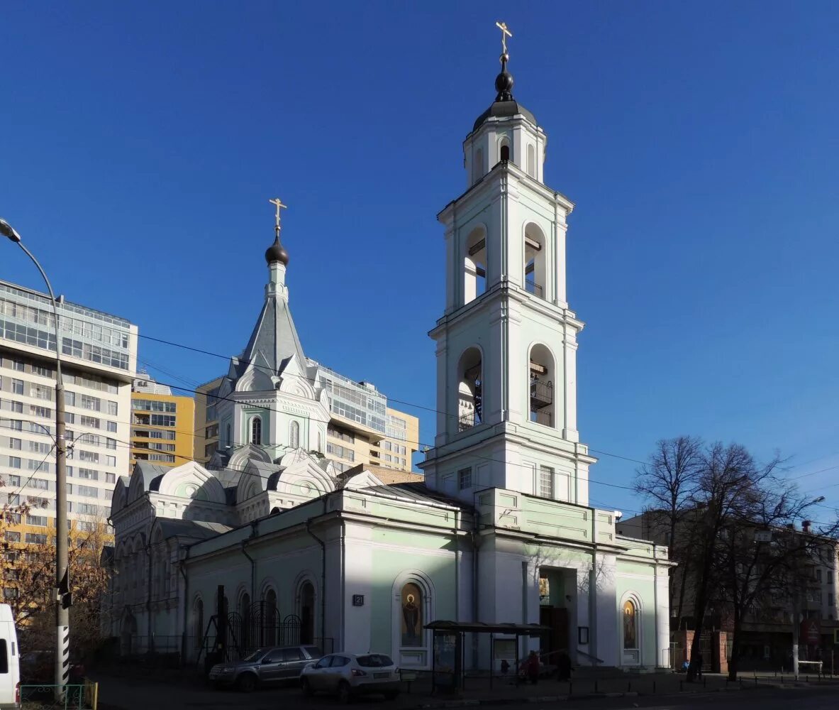 церковь троицы на шаболовке.