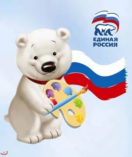 Медведь с флагом