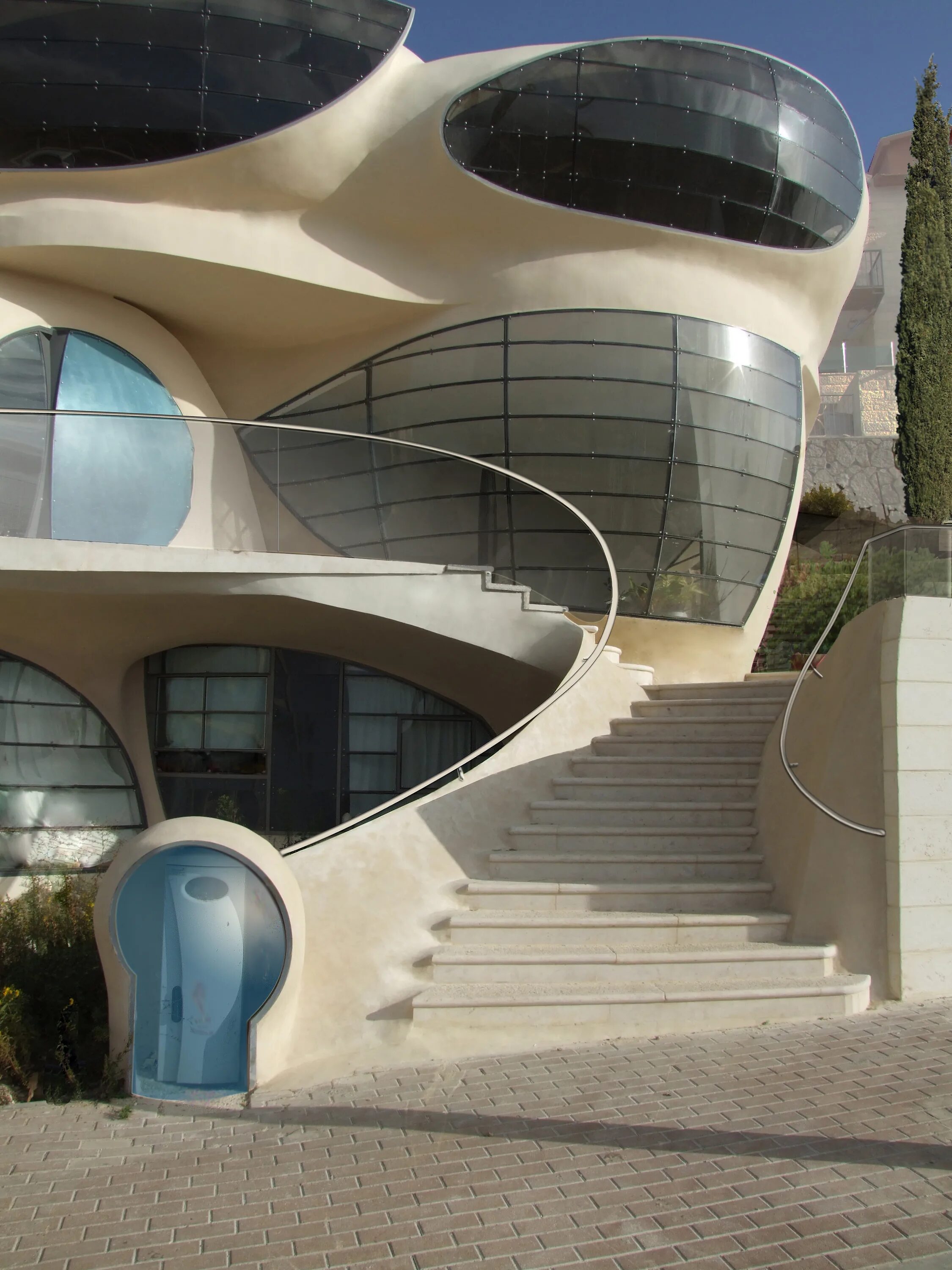 Здание biomorphic House 2012 в Израиле. Органическая архитектура МОНОСОТА. Стиль Бионика в архитектуре. Гениальные проекты
