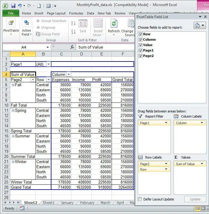 Excel уровни группировки. Excel уровни группировки