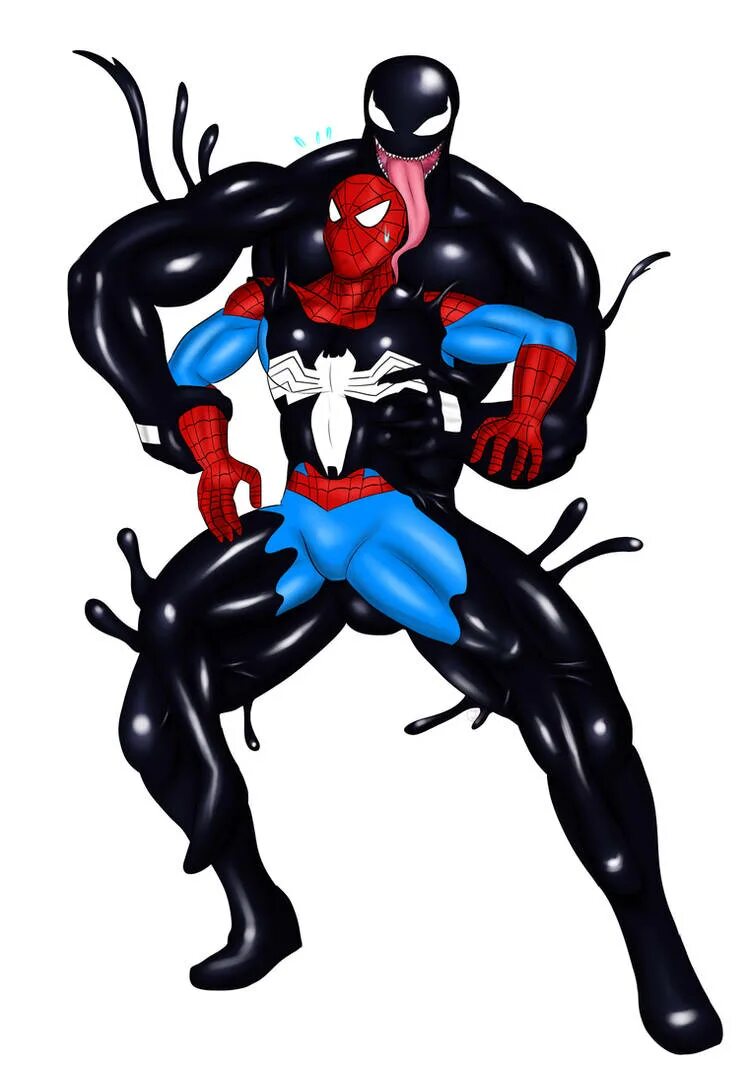 Человек паук и Веном из пластилина. Человек-паук Тотальный Веном. Веном Spider man 2 из пластилина. Синий Веном и человек паук. Человек паук тотальный