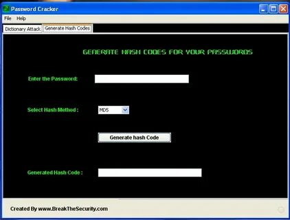 Cracking passwords