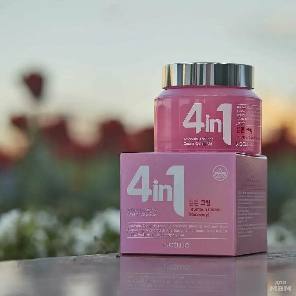 Крем для лица с коллагеном dr. 4in1 dr cellio крем. Cellio 4in1 cheongchun cream. Корейский крем 4 в 1 dr. Dr.