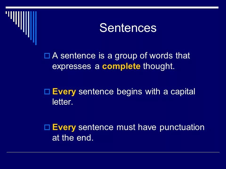 Sentence is. Must sentences. What are Definitions of sentence. What sentences.