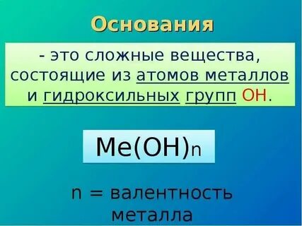 Окр основание