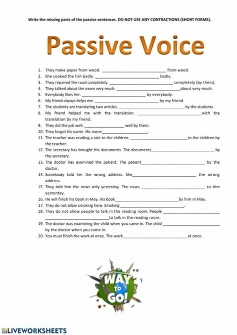 Пассивный залог Worksheets. Passive Voice pre-Intermediate. Passive Voice Active Voice Worksheets. Пасивнвц залог Worksheet.