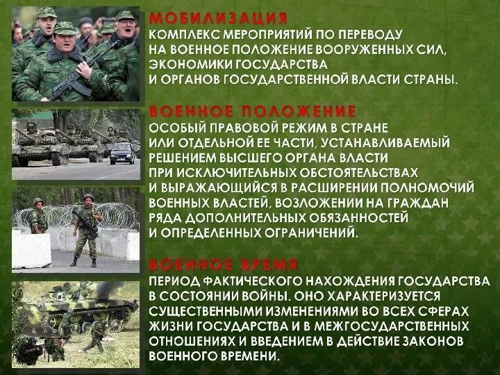 Военное положение долги