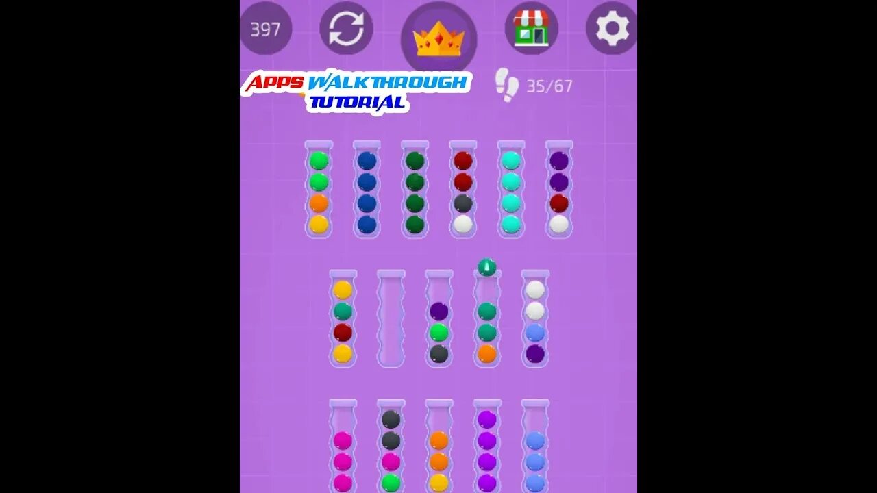Ball sort прохождение уровней. Ball sort 400 уровень.