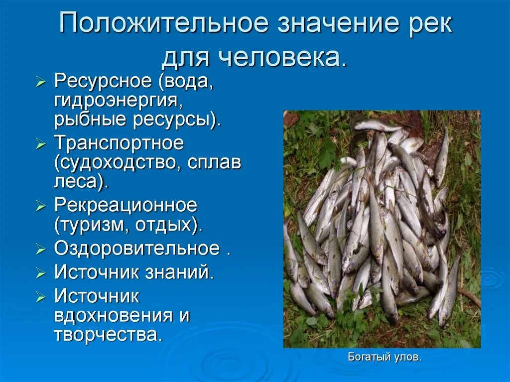 Какое значение реки в жизни людей. Роль рек в жизни человека. рыбные ресурсы россии. положительное значение рек для человека. рол реки в жизни человека.