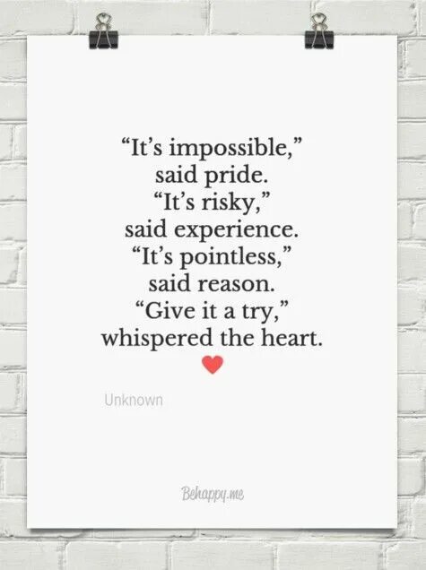 Until you said that you