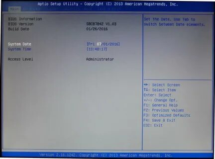 Aptio setup utility copyright