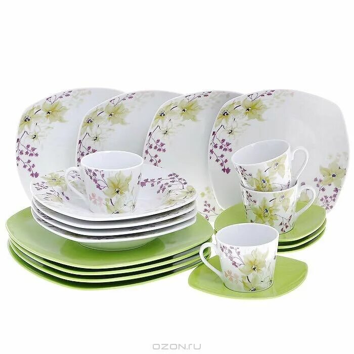 валберис столовая посуда. стеклянная посуда люминарк. валберис столовая посуда. чайный сервиз эмили лефард. набор столовый 19 предметов 1019h/66-sk "катрин".