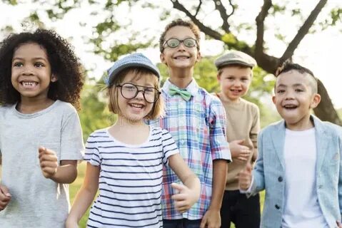 All children together