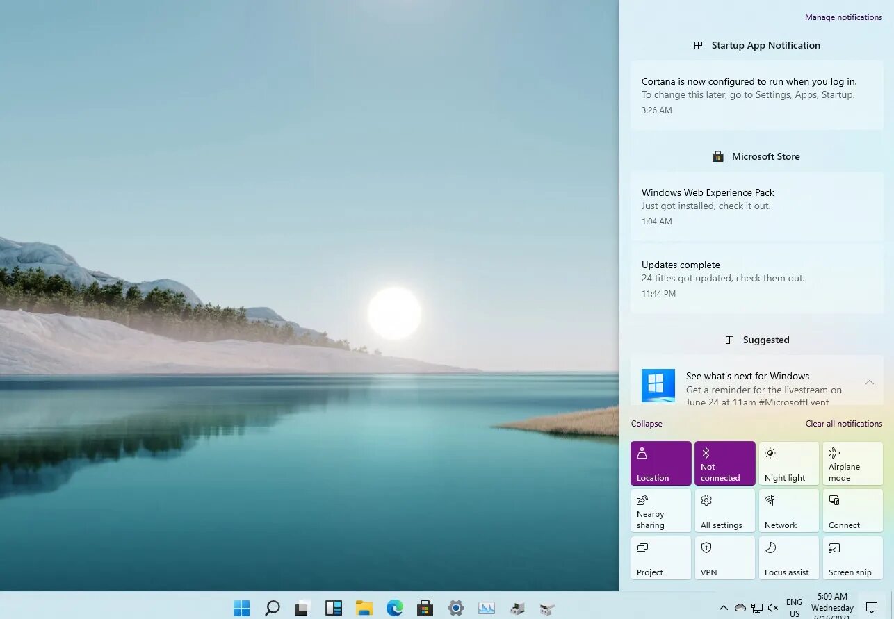 Windows 11 максимальная. Экран виндовс 11. Windows 11 фото. Центр уведомлений Windows 11. Windows 11 всплывающее меню.
