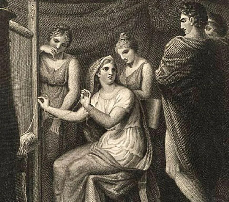 Пенелопа одиссея. Одиссей и Пенелопа. Пенелопа жена Одиссея. Одиссей и Пенелопа картина. Пенелопа ждет Одиссея.