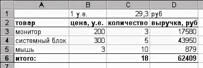 Используя набор