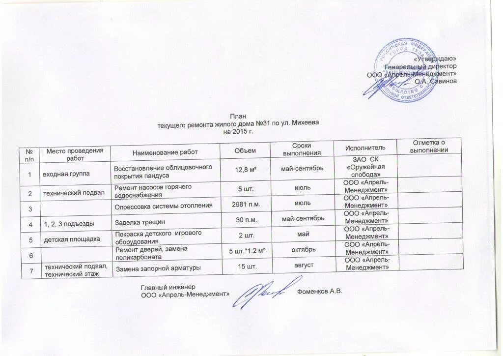 График обучения на предприятии образец