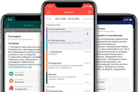 Мобильное приложение дневник 29