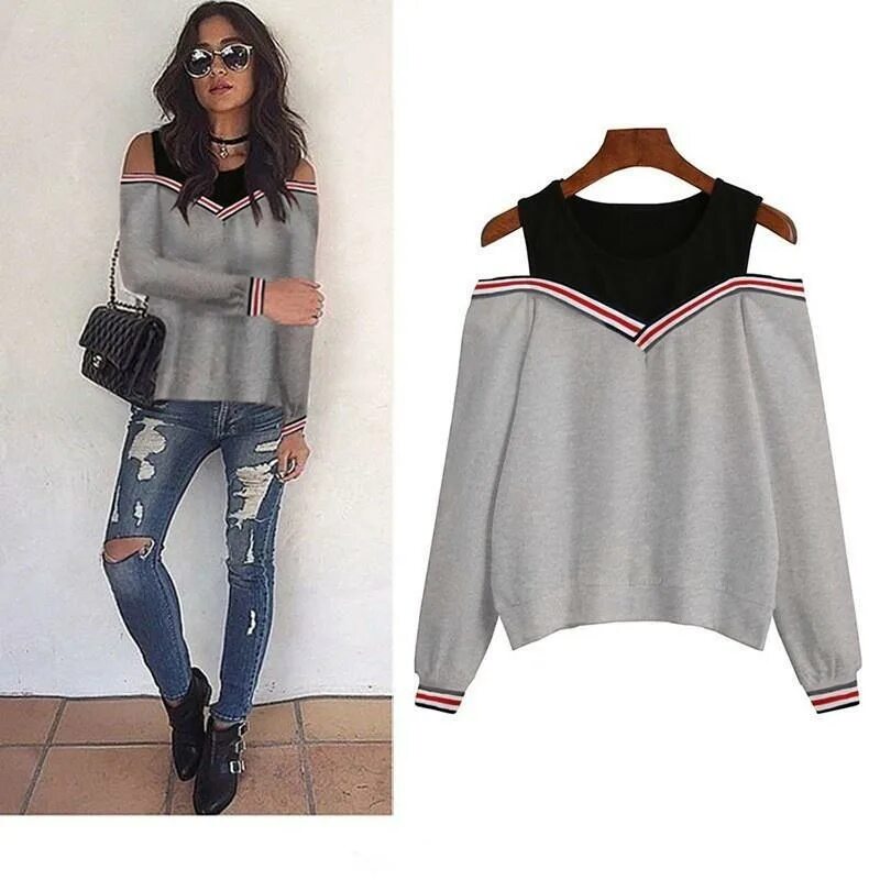 Купить Baseball Lace Up Hoodie - Gray 483173 Fairyseason в каталоге интернет-маг
