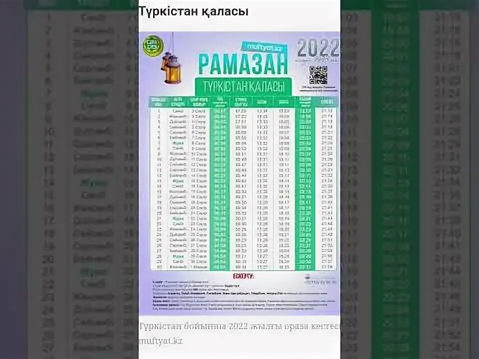 Ораза кестесі 2024 павлодар