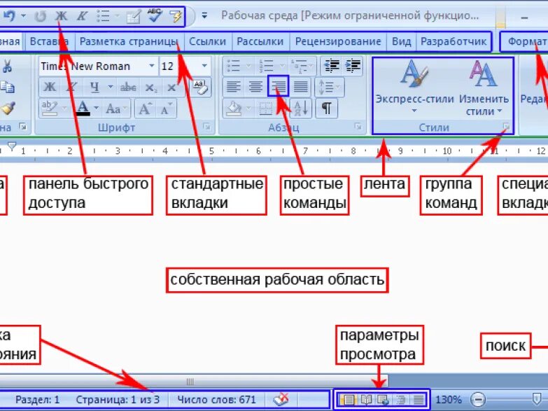 Где найти стандартные. Панель текстового процессора MS Word. Элементы текста в текстовом редакторе. Основные элементы текстового редактора. Основные элементы текстового процессора Word.