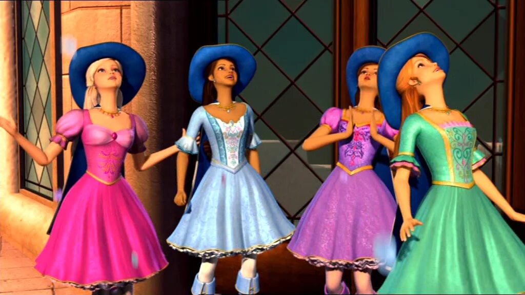 Мушкетеры принцесса. Барби и три мушкетера. Барби и три мушкетёра Арамина.