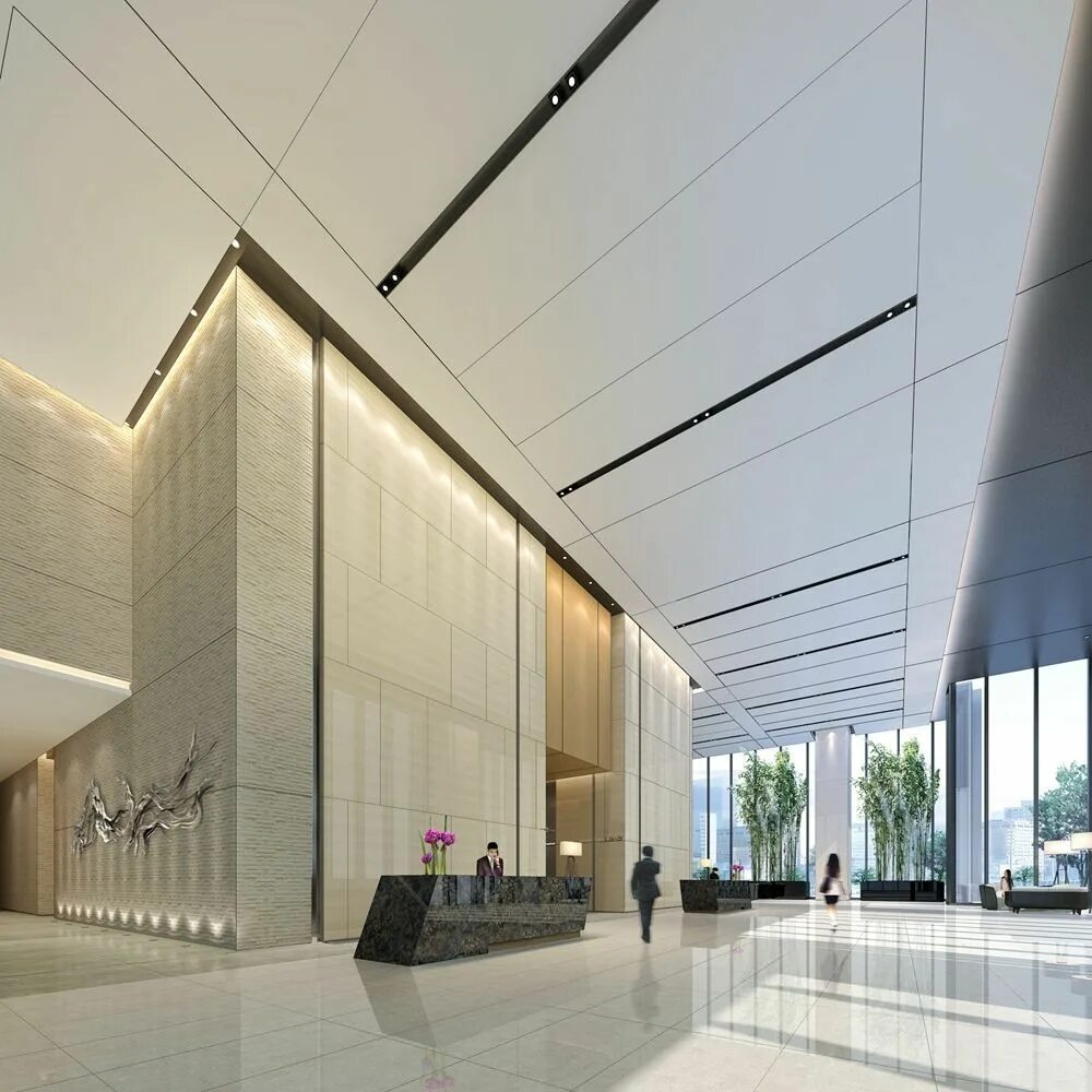 Холл административного здания. Лестничная клетка интерьер. Интерьер холла общественного здания. Холла открылась. Отделка алюминиевыми панелями.