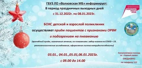 Как работают больницы в новогодние праздники 2024