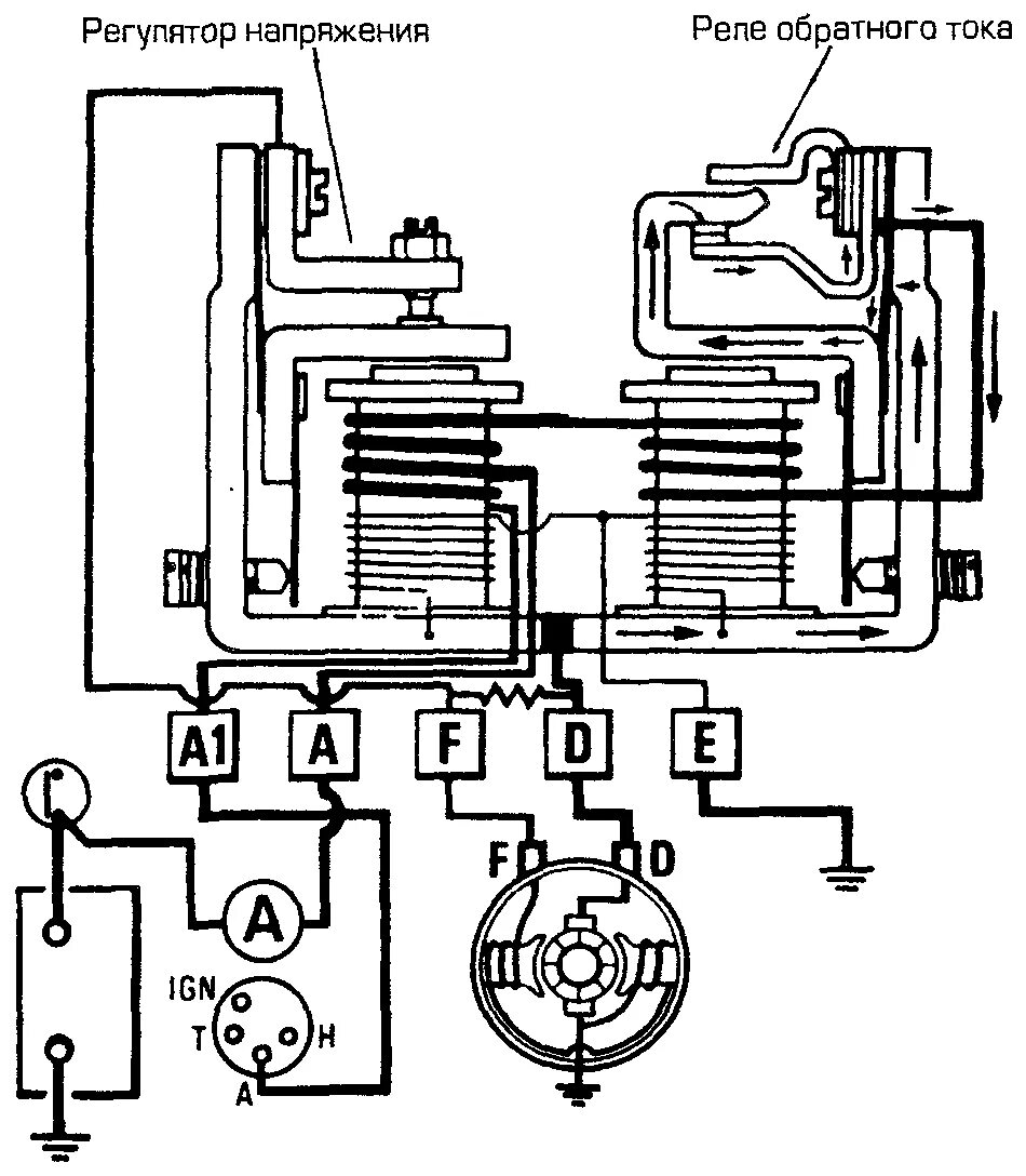 3613702 регулятор напряжения распиновка. Трёх уровневое реле генератора ваз 2107. Схема контактно транзисторного регулятора напряжения. 3702. Как работает регулятор напряжения.