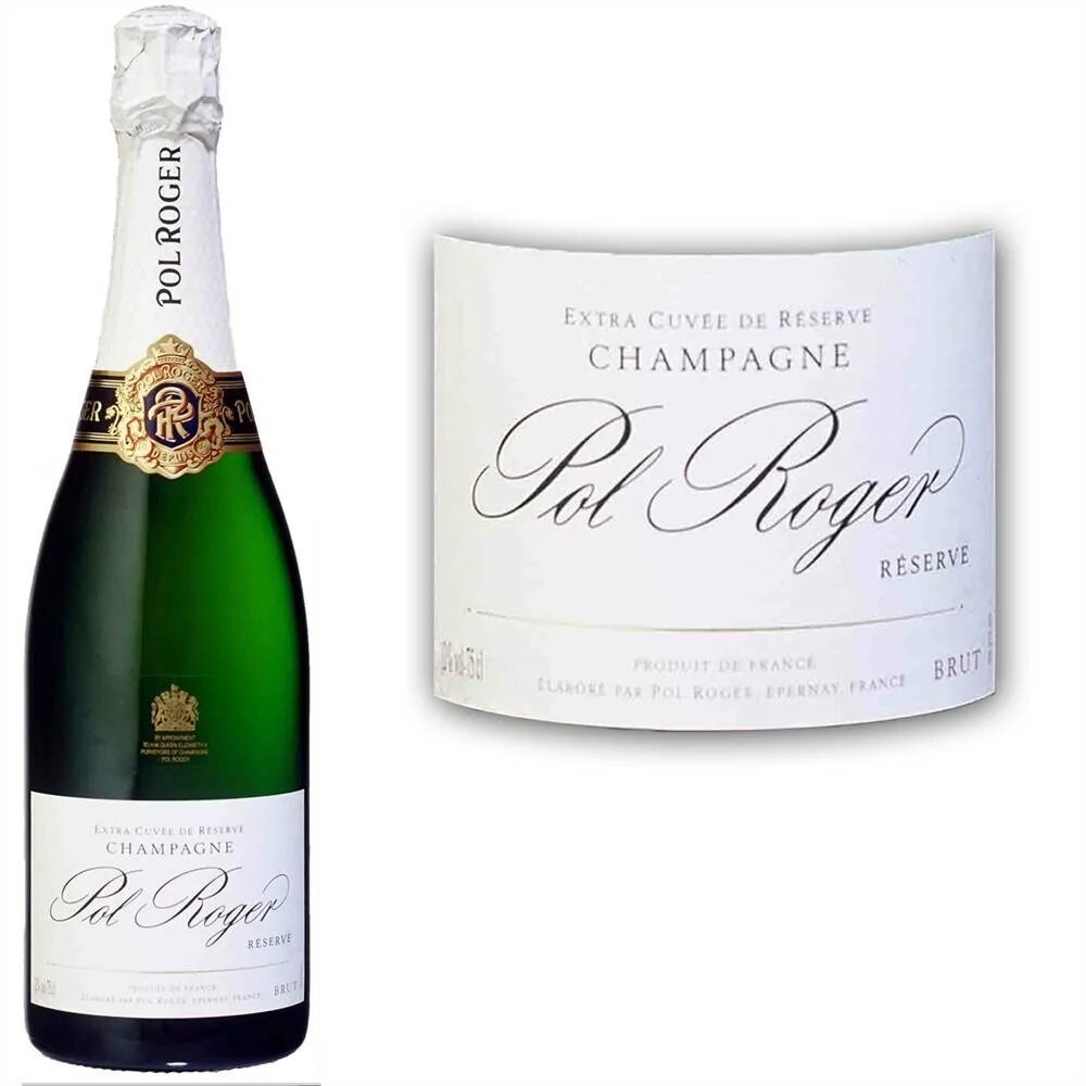 Extra Cuvee de Reserve Champagne Pol Roger Brut. Шампанское французское брют марки. Поль Роже шампанское марка. Французское игристое вино.