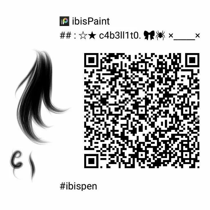 Кьюар коды на кисти в ibispaint. Коды на кисти ibispaint для волос. Кьюар коды на кисти в ibispaint. Qr код на кисти в ibis paint x. Кисть ибис пейнт код hair brush.
