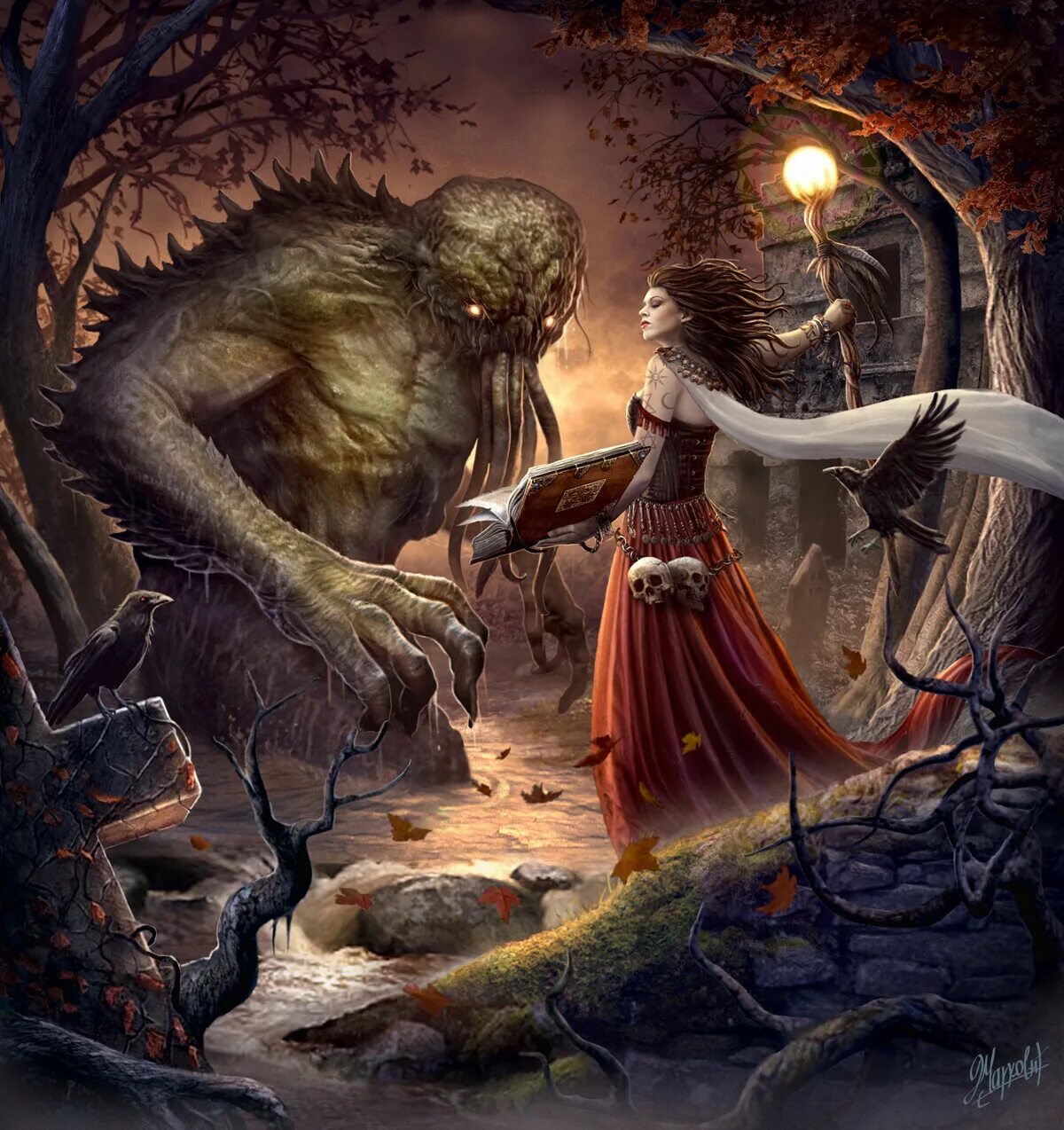 Witch and monster. Охотница на нечисть. Шарж ведьмочка. Хэллоуин арт. Аниме ведьмочка хэллоуин.