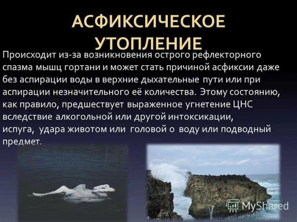 Асфиксическое («сухое») утопление. Асфиксический Тип утопления. Асфиесичечкре утопление. Причина асфиксического утопления.