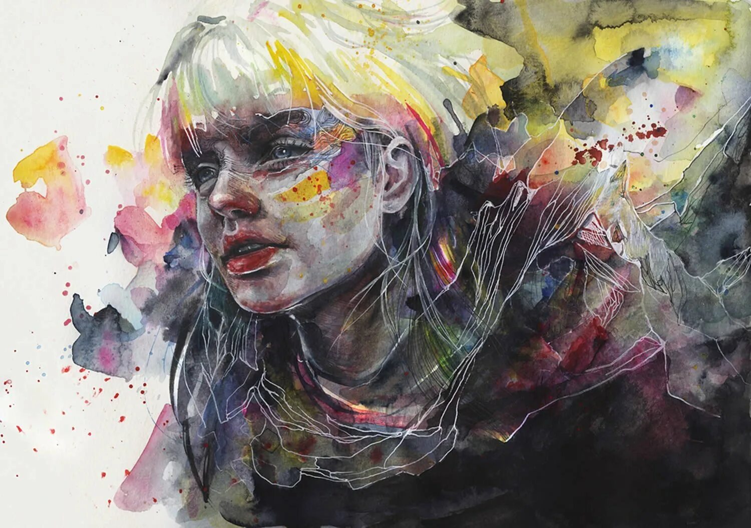 Арт картины фото. Агнесс Сесиль. Agnes Cecile художник.